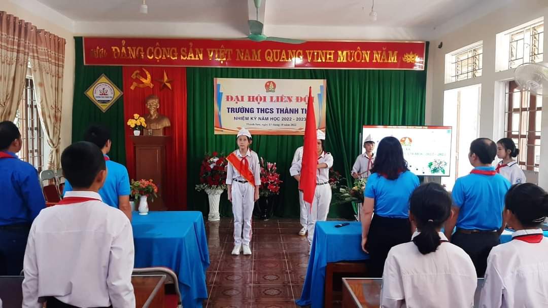 Trường THCS Thành Thọ tổ chức Đại hội liên đội NH 2022-2023